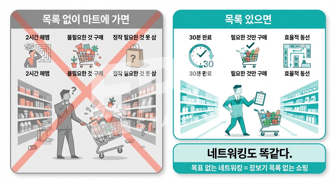 장보기 목록 비유